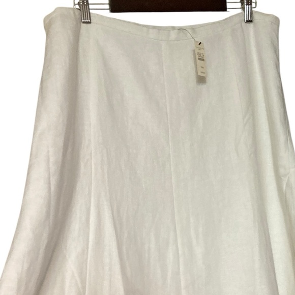 TALBOTS A-Line Linen Skirt NEW - Picture 3 of 9